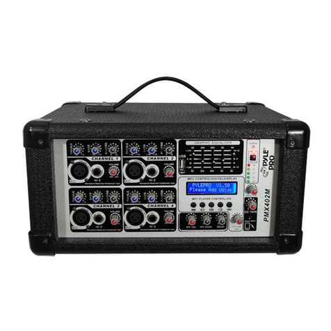 Pyle Pro PYLE PRO PMX402M owner's manual