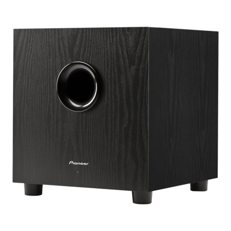 Pioneer SW-8 User manual