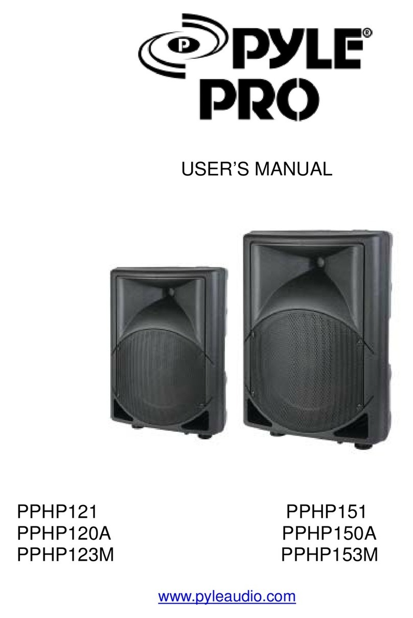 Pyle Pro PPHP120A User manual