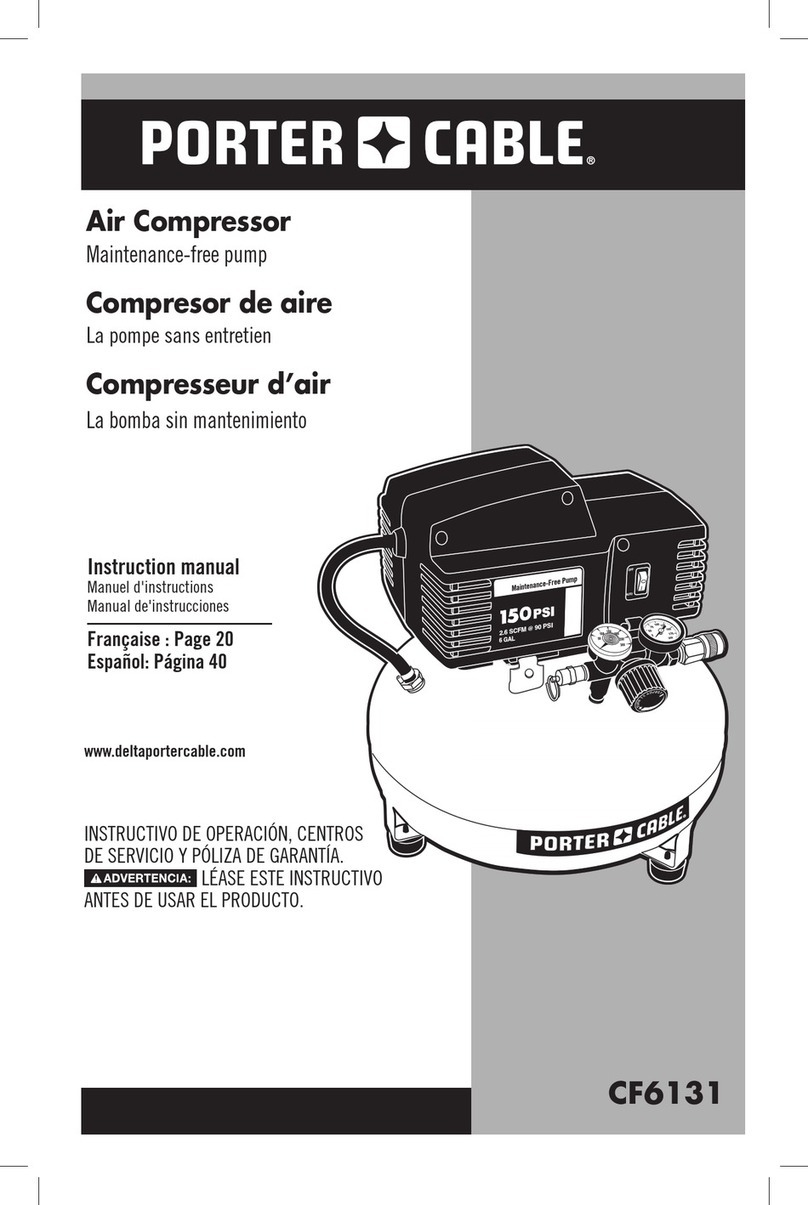 Porter-Cable CF6131 instruction manual