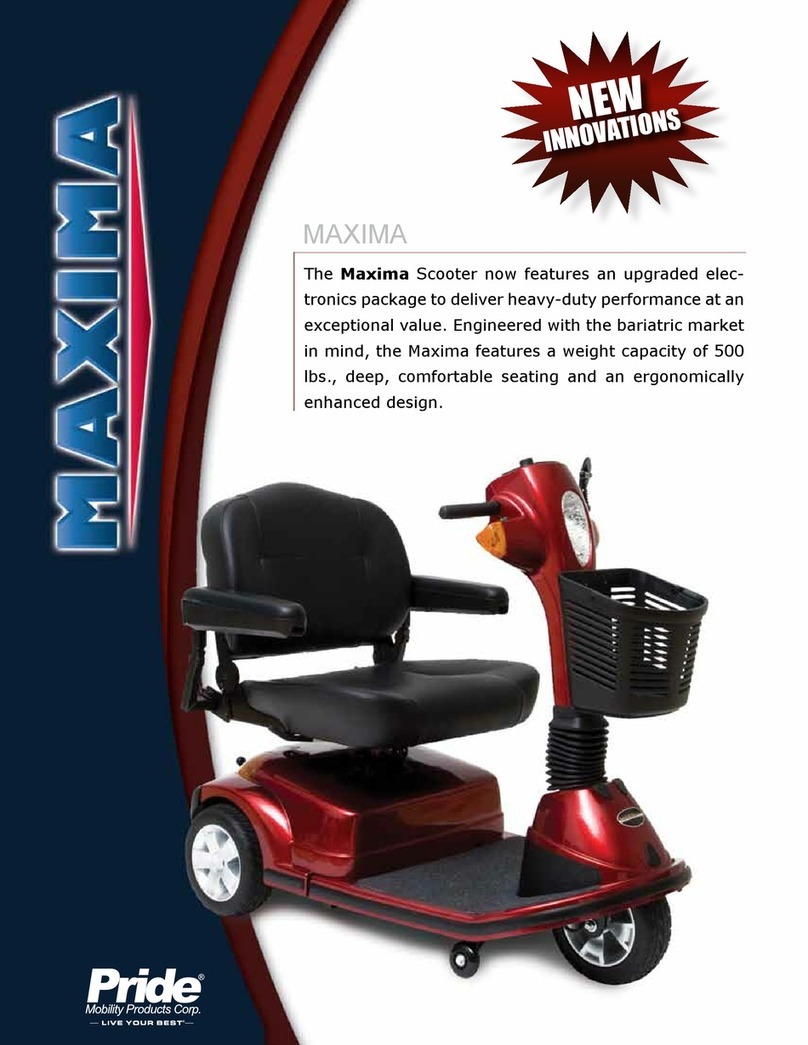 Pride Maxima Scooter SC900 User manual