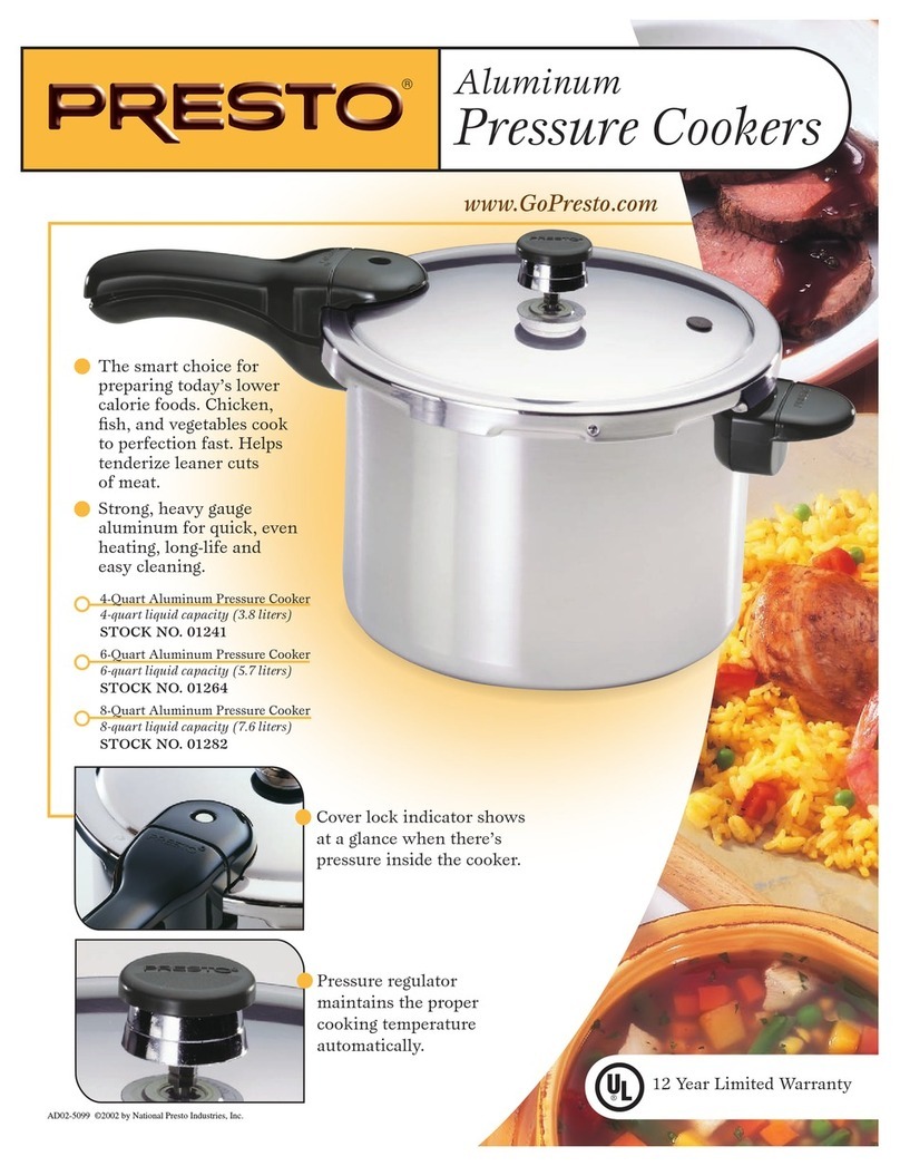 Presto 1241 Owner's manual
