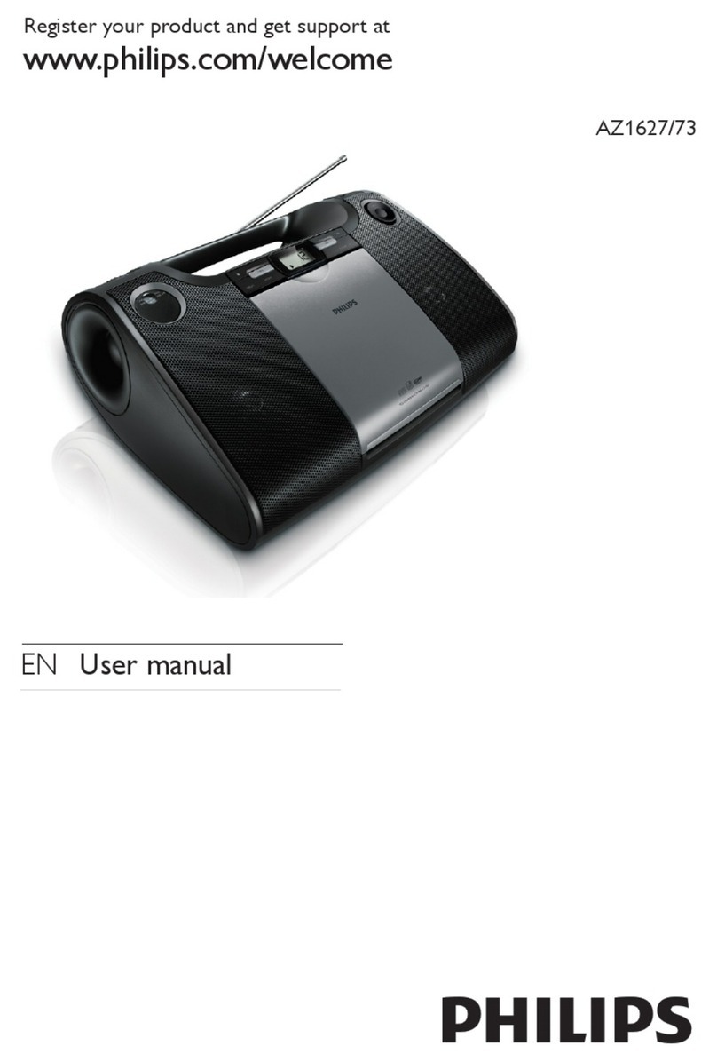 Philips AZ1627/73 User manual