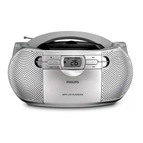 Philips CD Soundmachine AZ1047 user manual