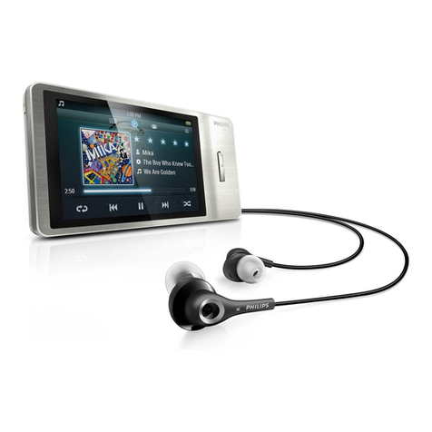 Philips GoGear Muse SA2MUS08 User manual