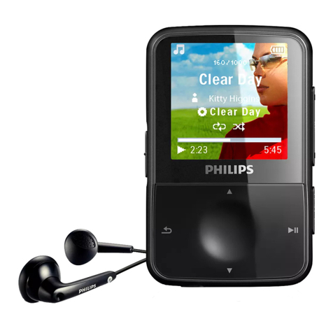 Philips GoGear ViBE SA1VBE04K/ User manual