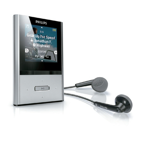 Philips GoGear SA2VBE user manual