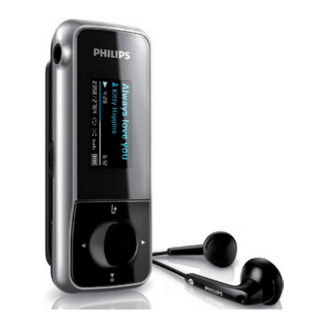 Philips GoGear SA2MXX/93 User manual