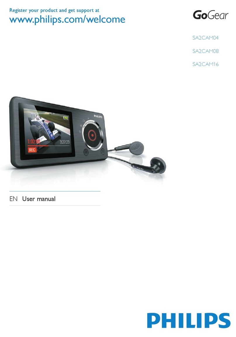Philips SA2CAM08K/37 user manual