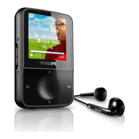 Philips GoGear ViBE SA1VBE02 User manual