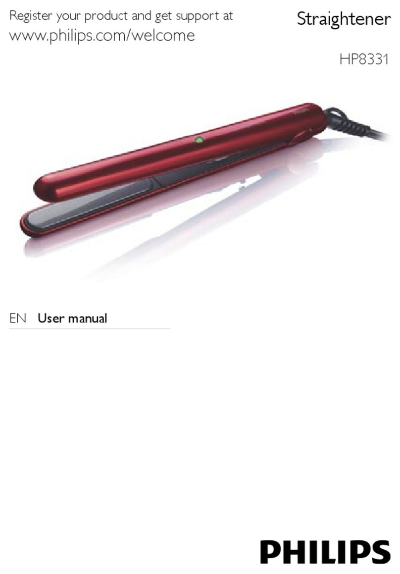 Philips HP8331 user manual