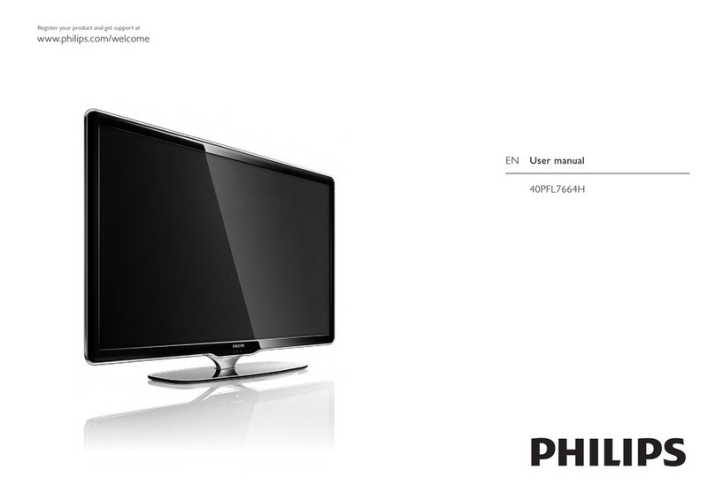 Philips 40PFL7664H User manual
