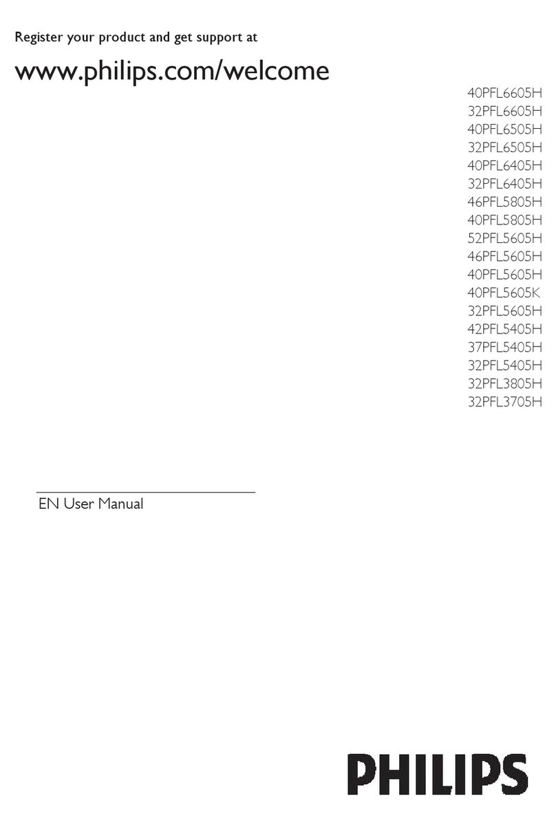 Philips 32PFL5405H User manual