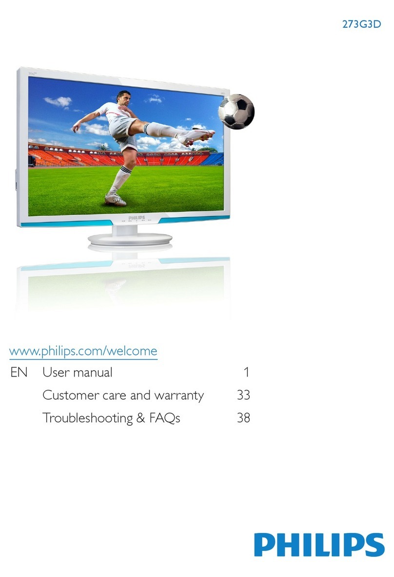 Philips 273G3D User manual