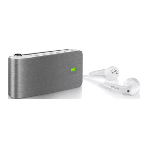 Philips GoGear SA018102 user manual