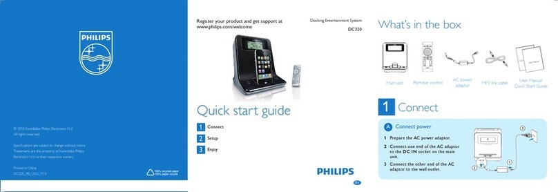 Philips DC320/98 quick start guide