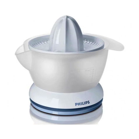 Philips Cirtus Press HR2737 User manual