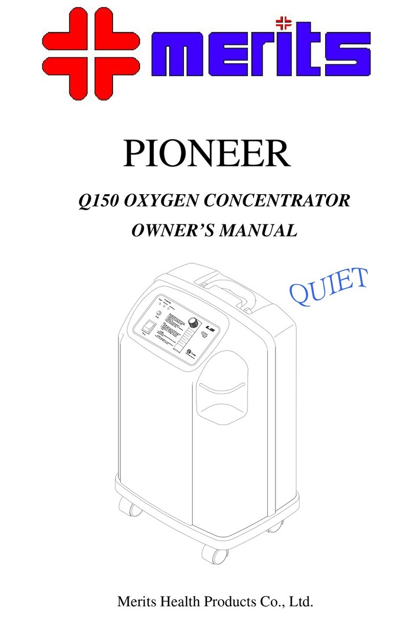 Merits Health Products Pioneer Q150 owner's manual