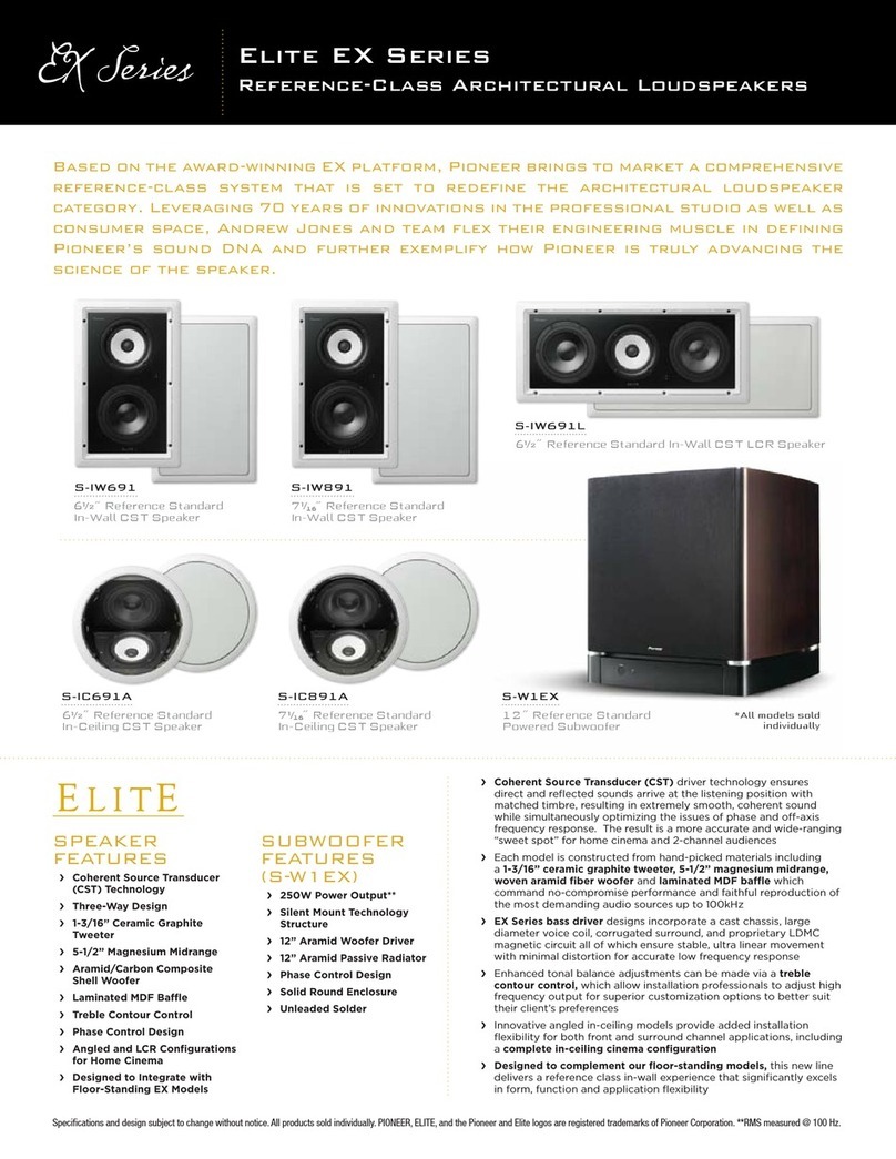 Pioneer Elite S-IC691A User manual
