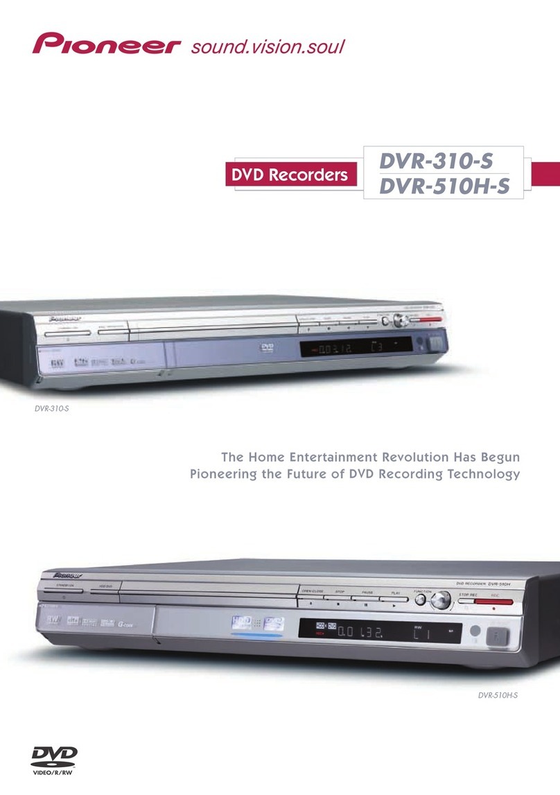 Pioneer DVR-310-S User manual