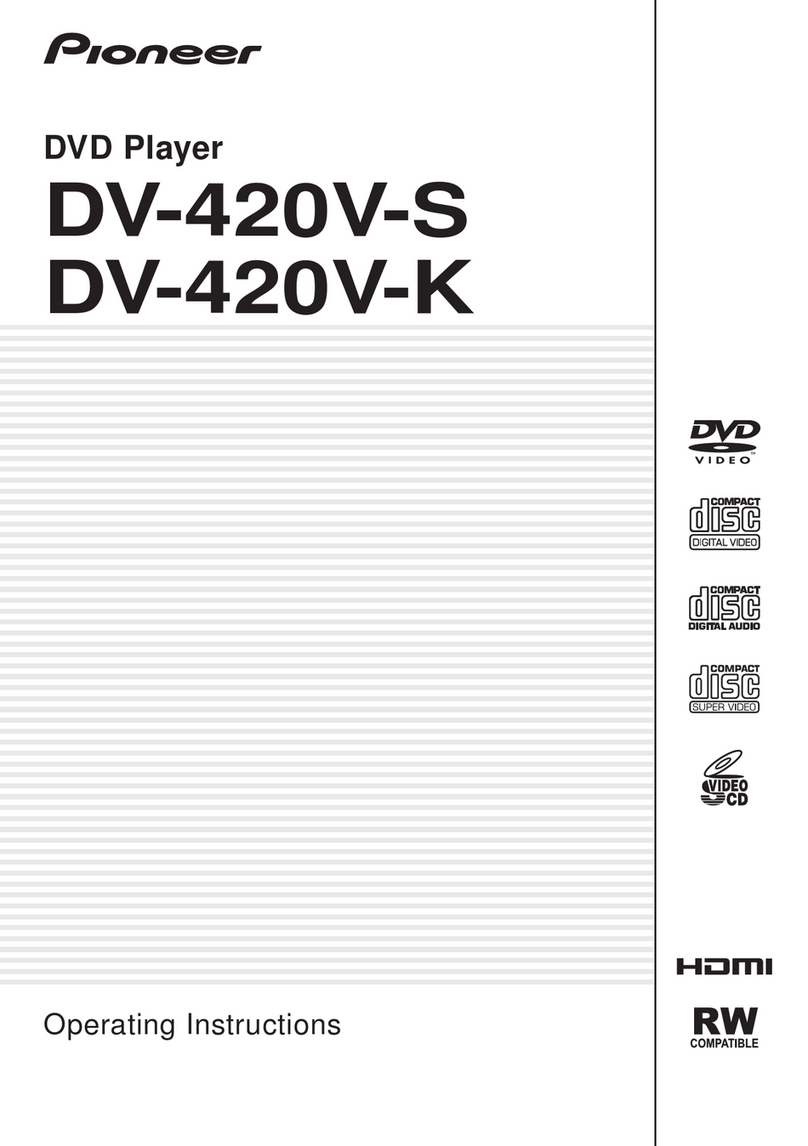 Pioneer DV-420V-S User manual