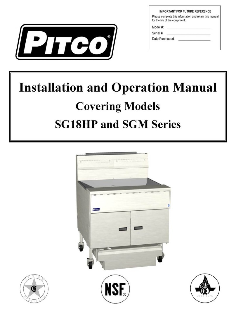 Pitco L20-281 User manual
