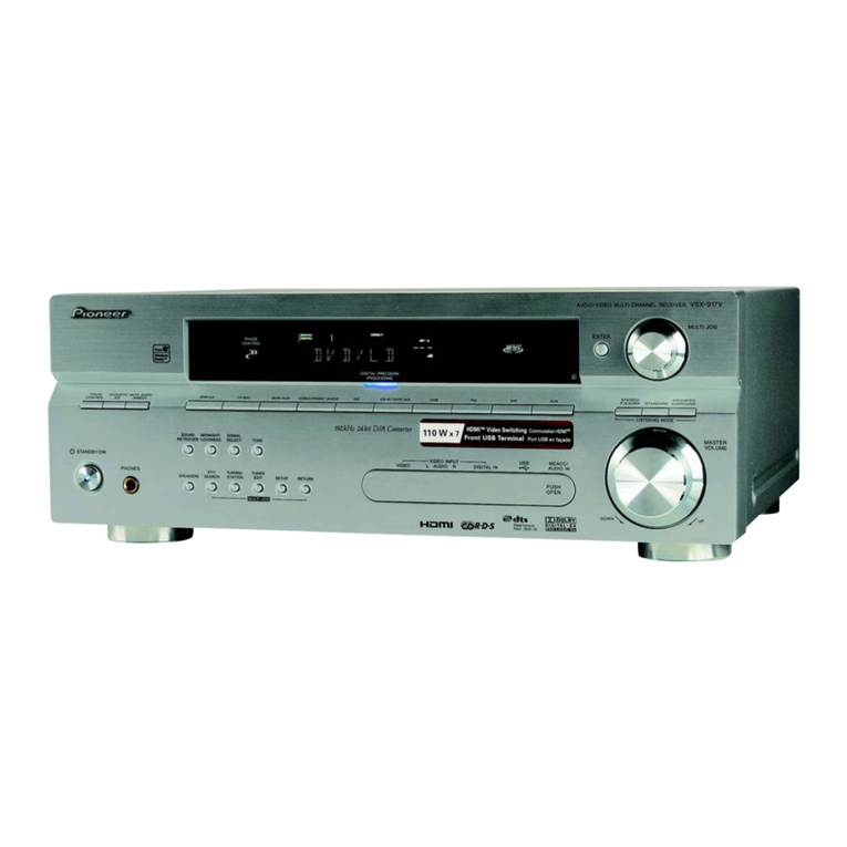 Pioneer VSX-917V operating instructions