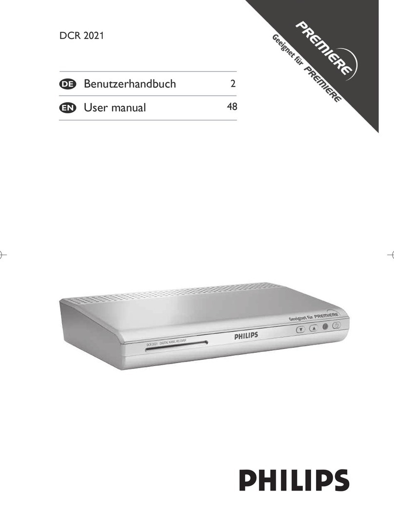 Philips PREMIERE DCR 2021 user manual