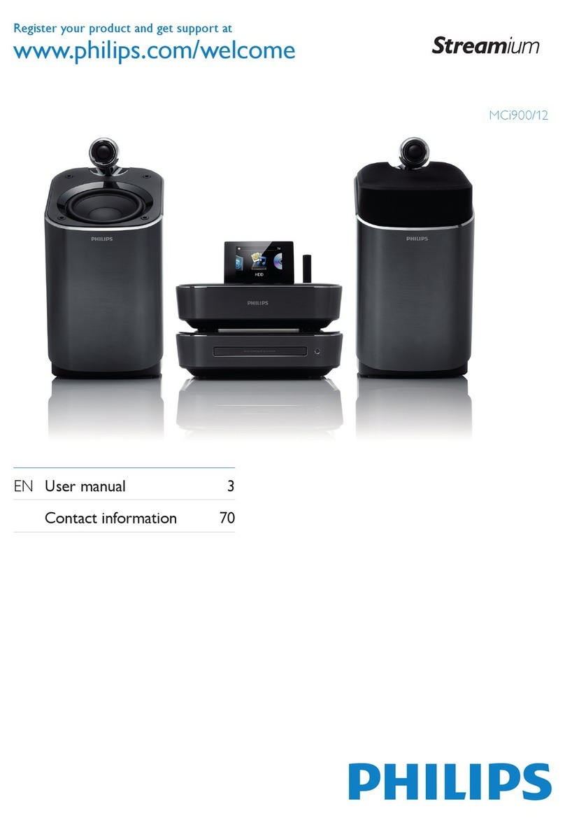 Philips Streamium HK-1008-MCi900 2010 User manual