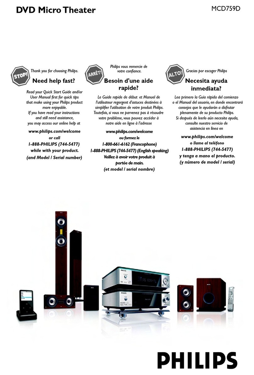 Philips MCD759D user manual