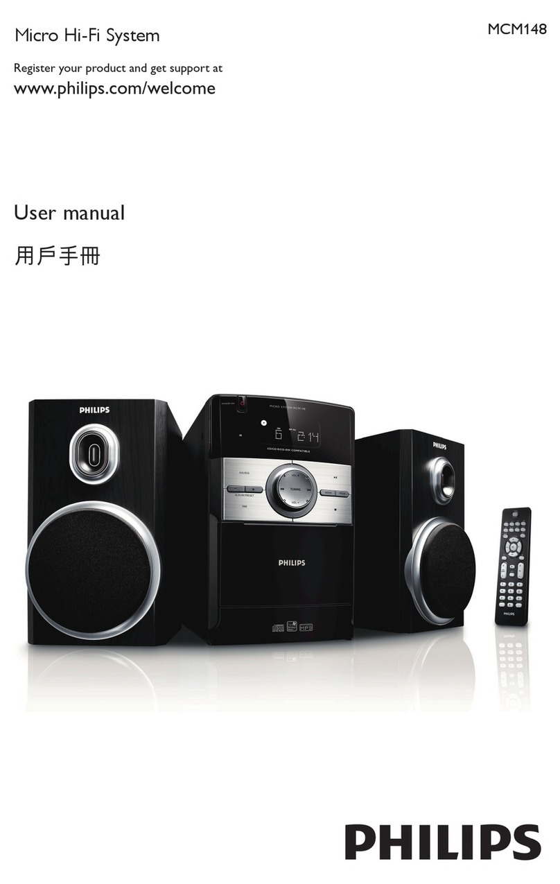 Philips MCM148 User manual