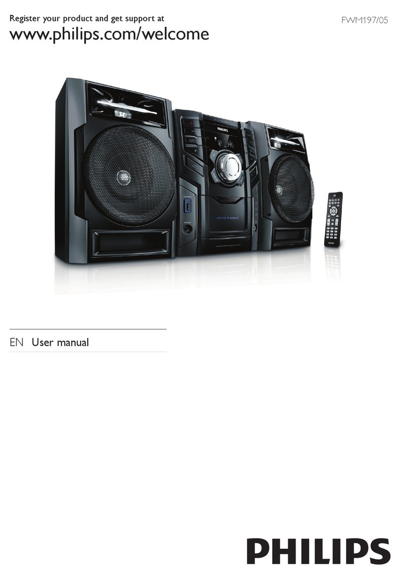 Philips FWM197/05 user manual