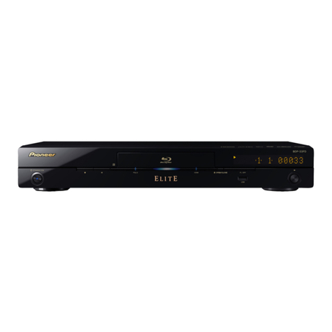 Pioneer Elite BDP-33FD User manual
