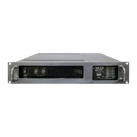 Carver Professional pt1250 User manual