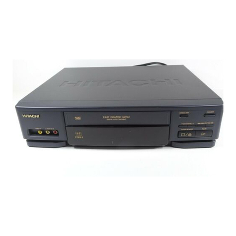 Hitachi VT-F391A User manual Hitachi VT-F391A User manual