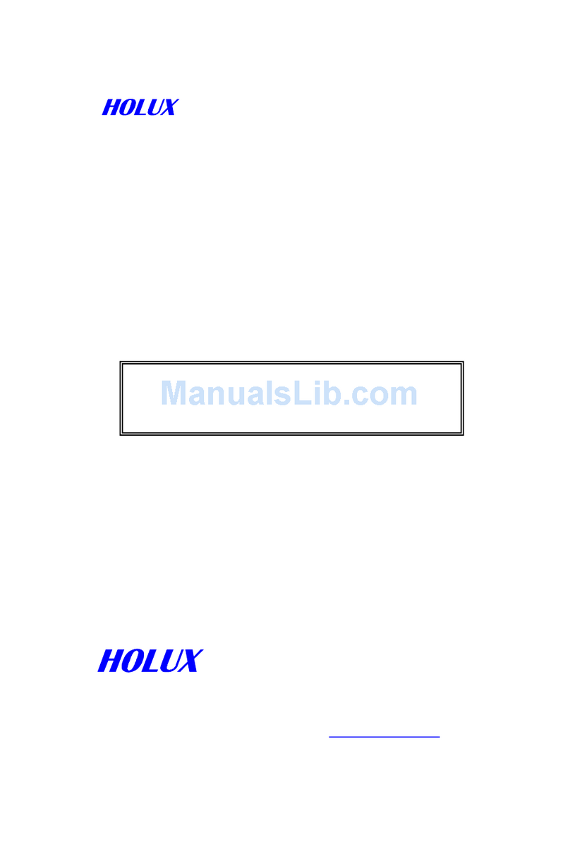 Holux GM-305 Explorer User manual Holux GM-305 Explorer User manual