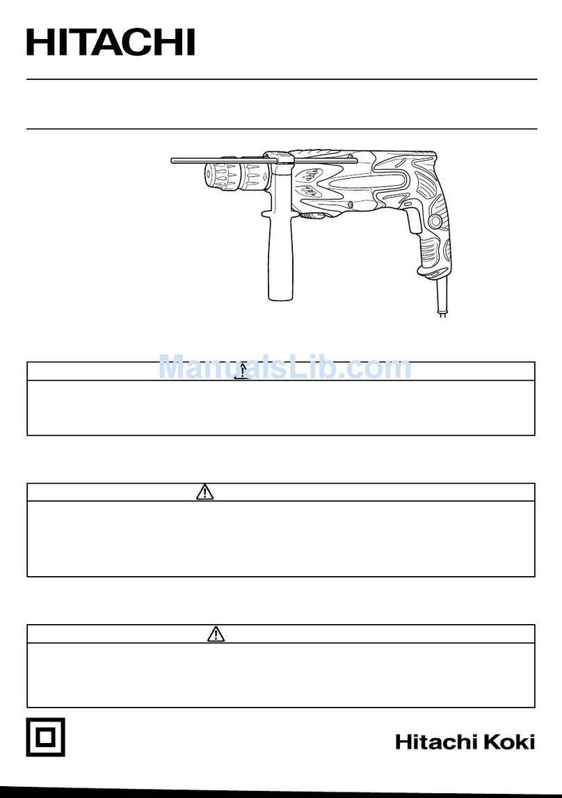 Hitachi DH 24PM Safety and instruction manual
