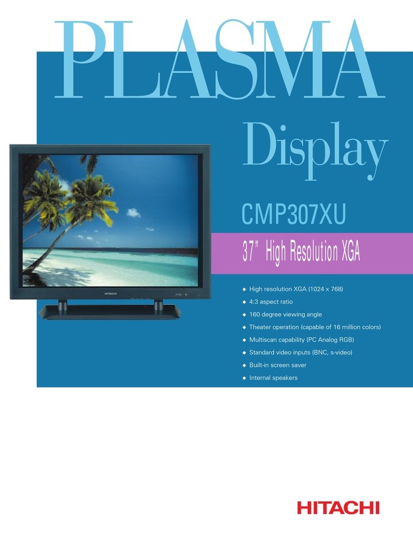 Hitachi CMP307XU User manual