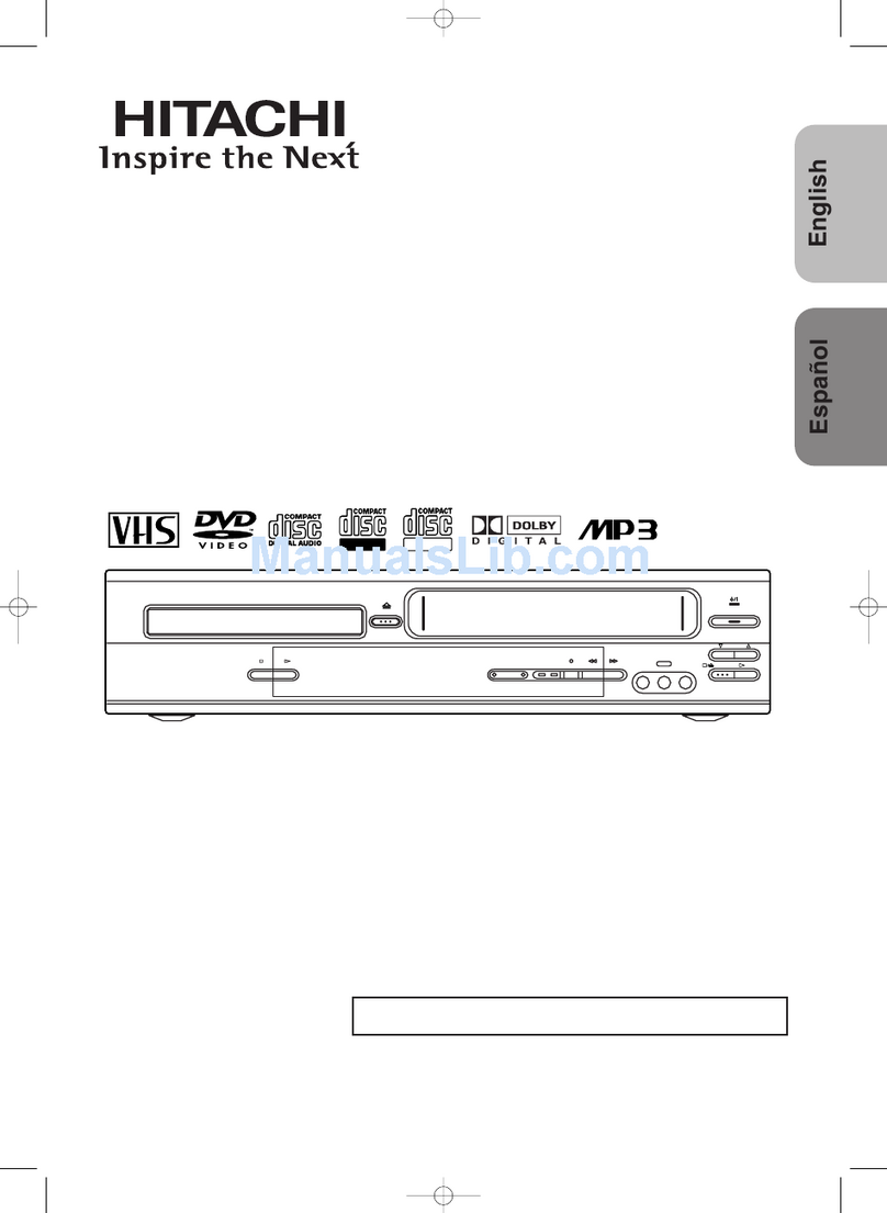 Hitachi DV-PF33U instruction manual