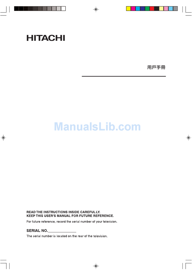 Hitachi 32LD380TA user manual