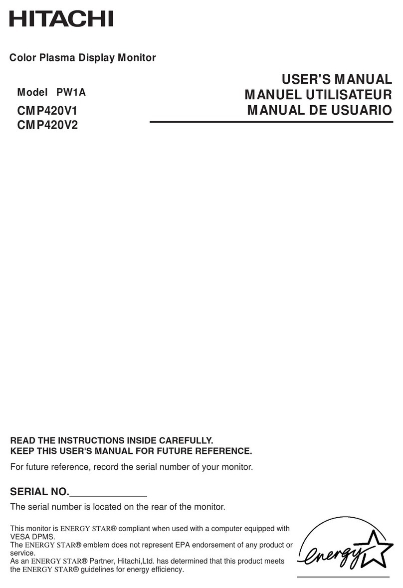 Hitachi CMP420V1 User manual