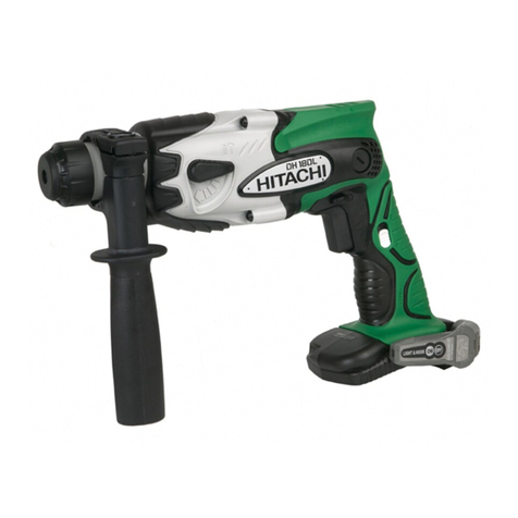 Hitachi DH 18DL Safety and instruction manual