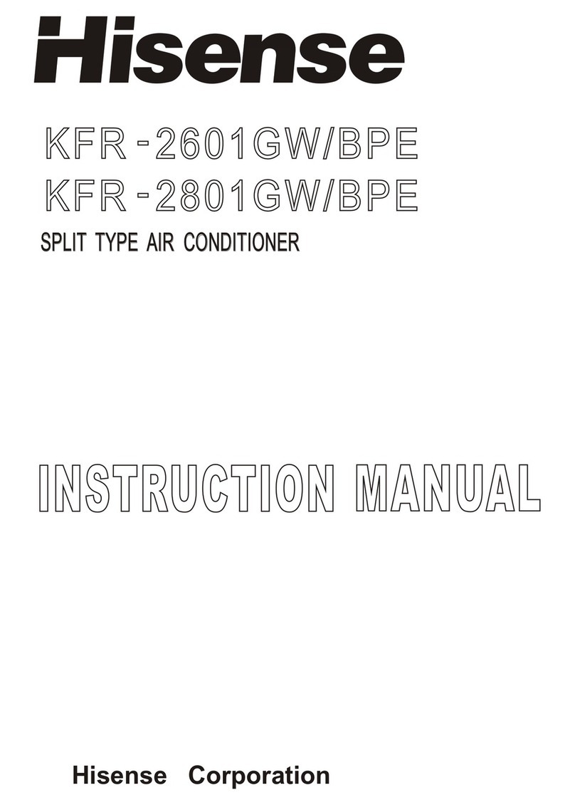 Hisense KFR 2601GW/BPE User manual
