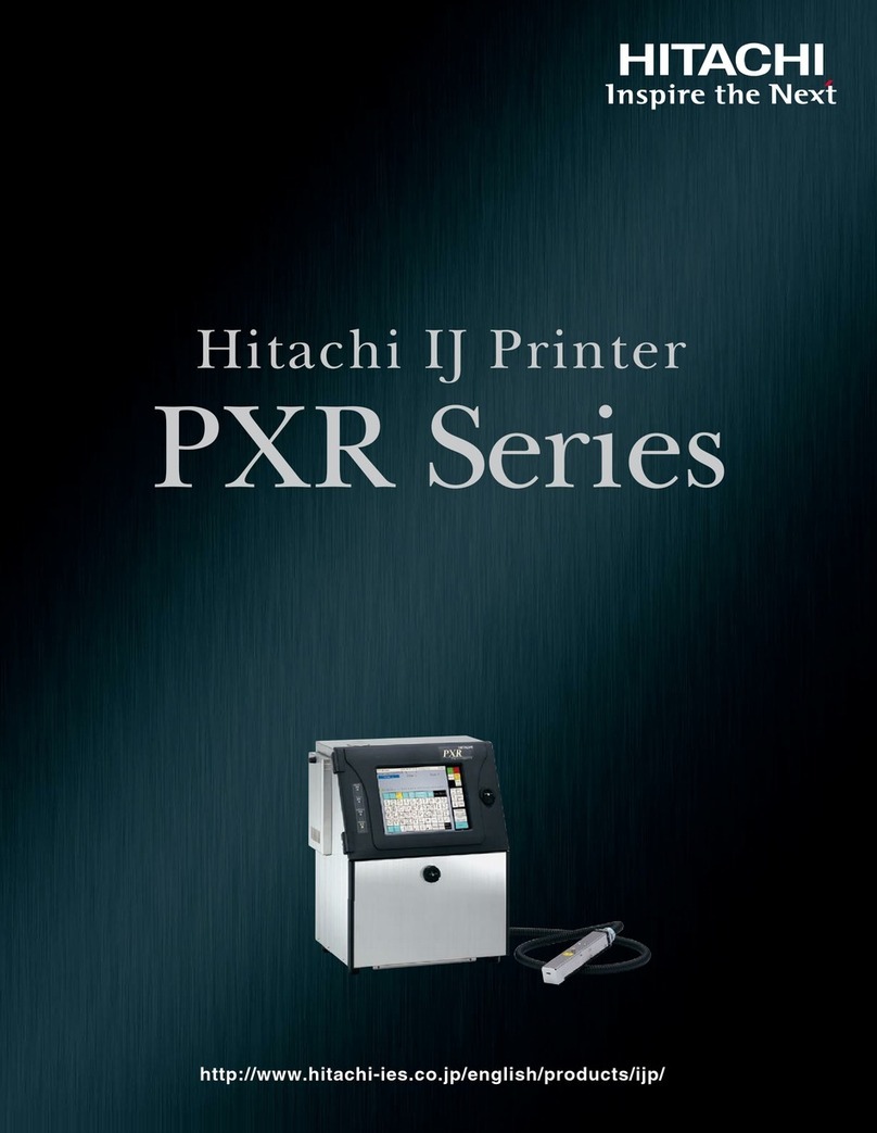 Hitachi PXR Series User manual