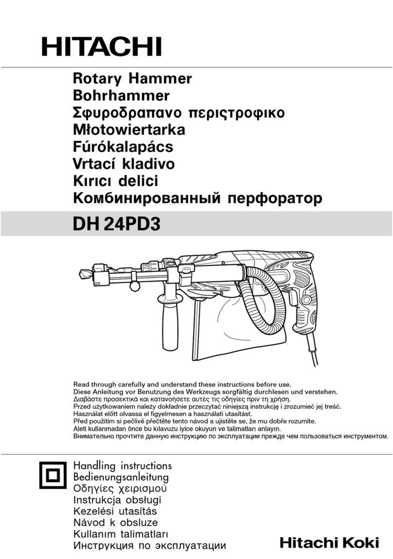 Hitachi DH 24PD3 User manual