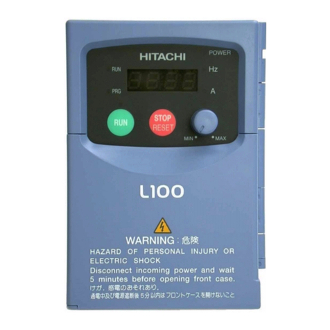 Hitachi L100 Series User manual