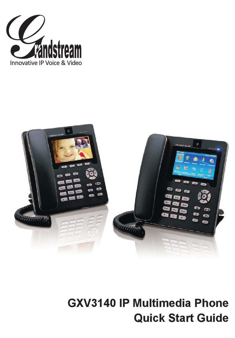 Grandstream Networks GXV-3140 quick start guide