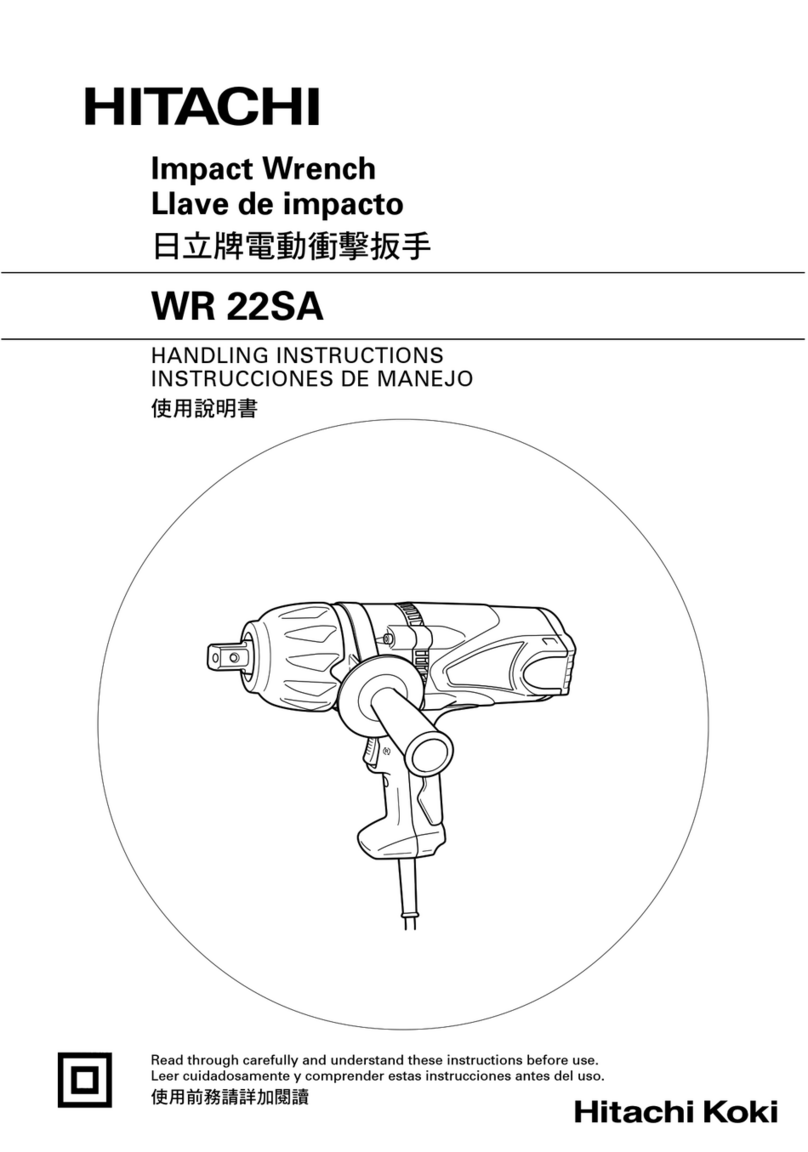 Hitachi WR 22SA Handling instructions