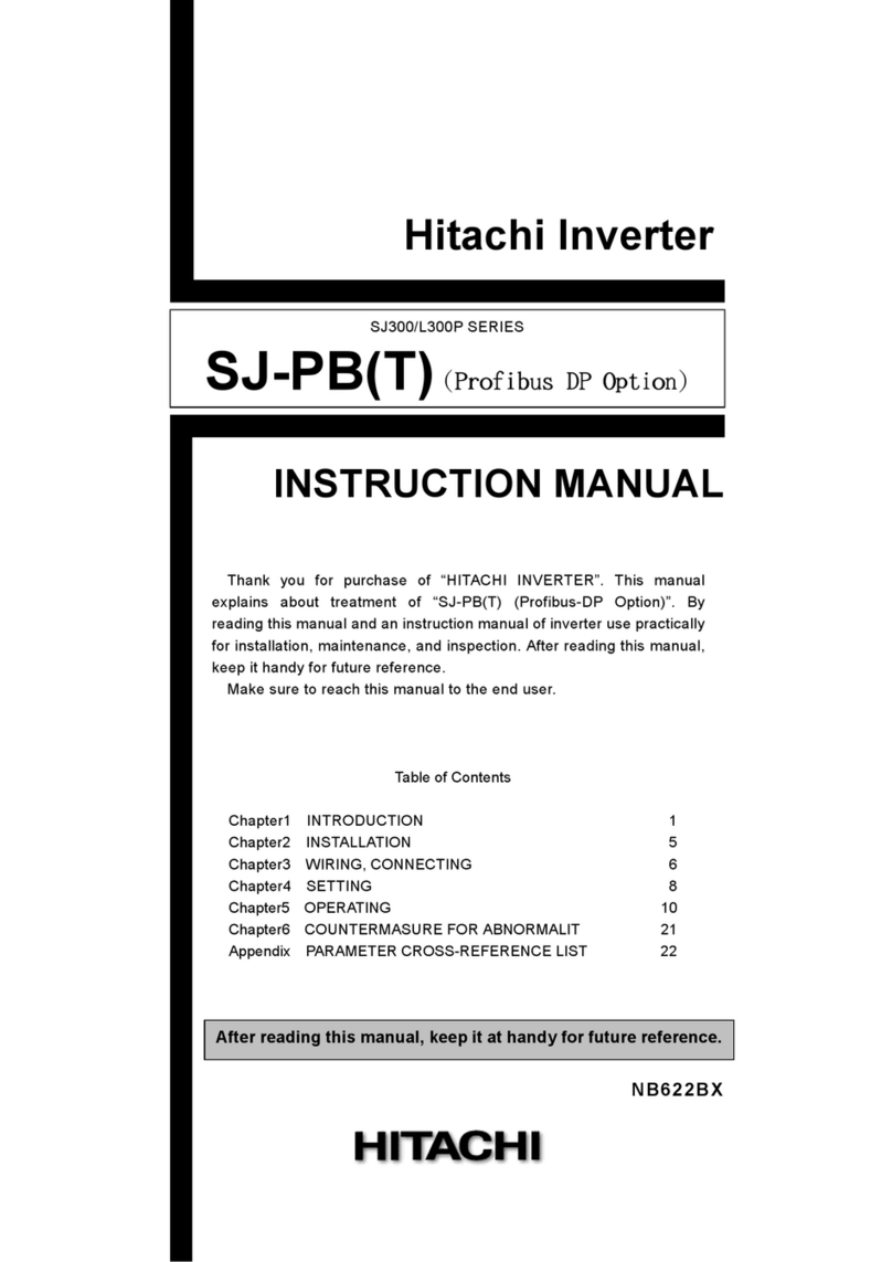 Hitachi SJ-PB(T) User manual Hitachi SJ-PB(T) User manual