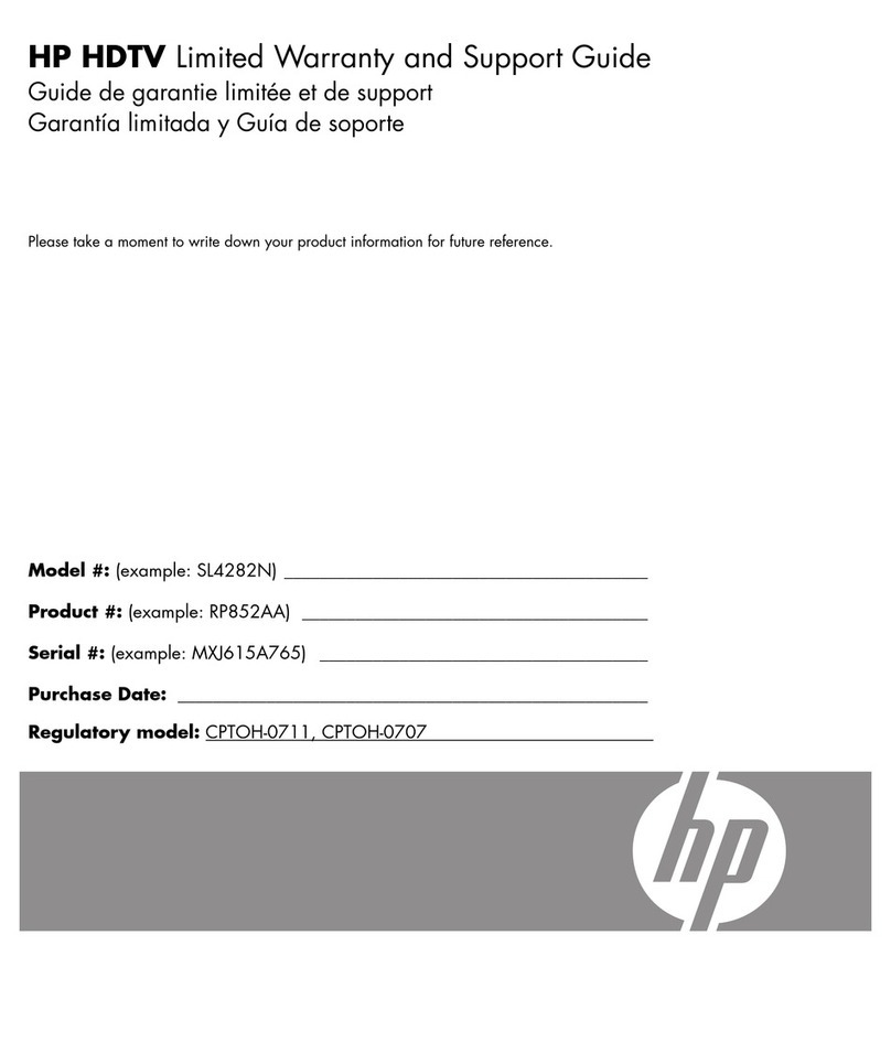 HP MediaSmart SL4782N Installation instructions HP MediaSmart SL4782N Installation instructions